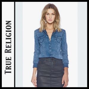 True Religion Chloe Denim Pencil Skirt